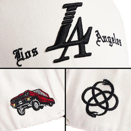 REFERENCE LA VIDA SNAPBACK CAP CREAM BLACK