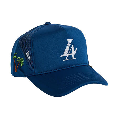 REFERENCE PARADISE LA TRUCKER CAP ROYAL BLUE