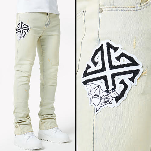 GUAPI VINTAGE PATCH DENIM