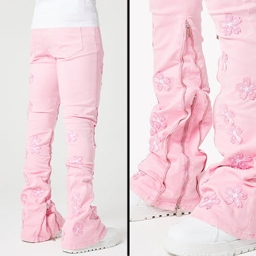 GUAPI FRENCH ROSE BLOSSOM DENIM