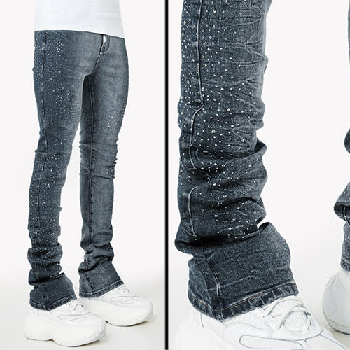 GUAPI ACID BLUE STARRY SKY DENIM