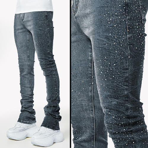 GUAPI ACID BLUE STARRY SKY DENIM