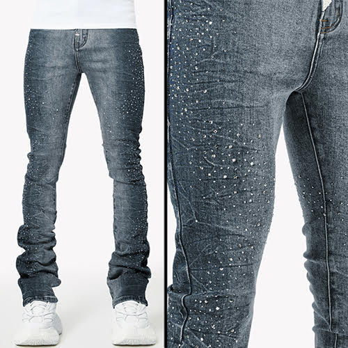 GUAPI ACID BLUE STARRY SKY DENIM
