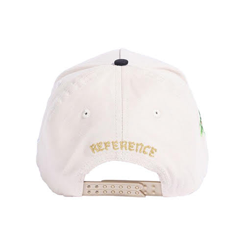 REFERENCE PARADISE LA SNAPBACK CAP CREAM BLACK GOLD