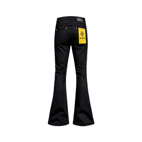 GUAPI ALL BLACK RELIC WAXED DENIM V2