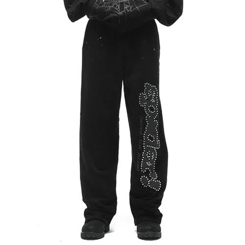 SP5DER RHINESTONE PUNK V2 SWEATPANT