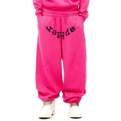 SP5DER PINK VVS SWEATPANT