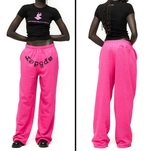 SP5DER PINK VVS SWEATPANT