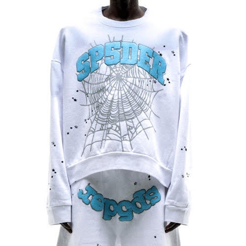 SP5DER VARSITY WEB CREWNECK