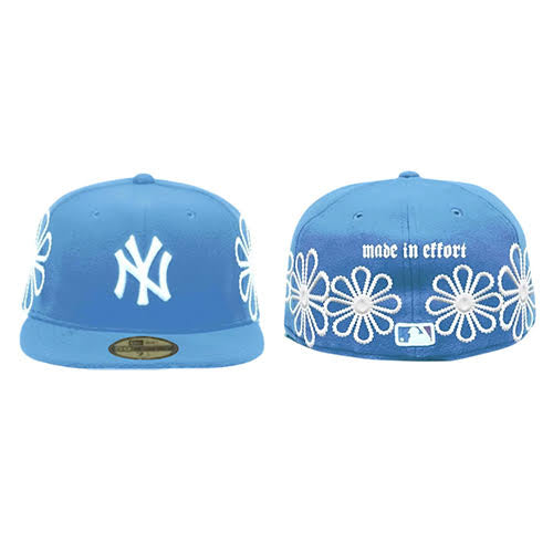 DIGITAL GROUPI3 PEARLZ BABY BLUE NY FITTED HAT