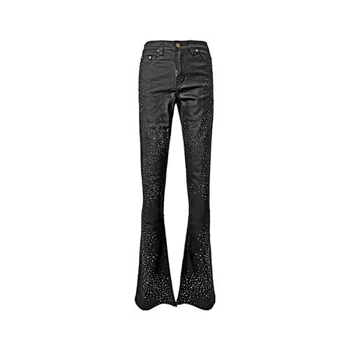 GUAPI ALL BLACK STARRY SKY WAXED DENIM