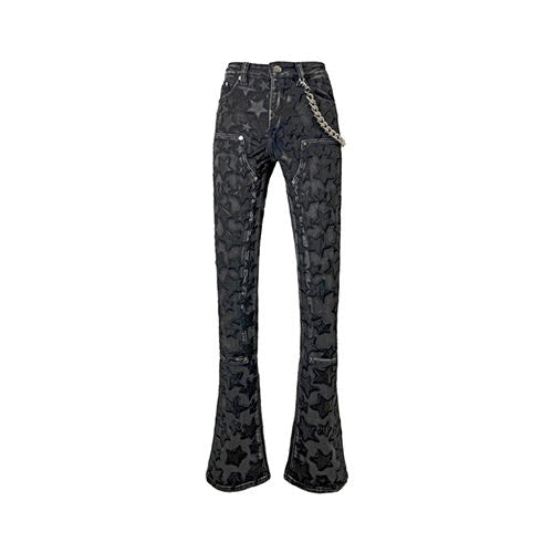 GUAPI OBSIDIAN BLACK STARS DENIM
