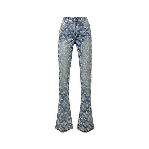GUAPI VINTAGE BLUE EMBELLISHED DENIM