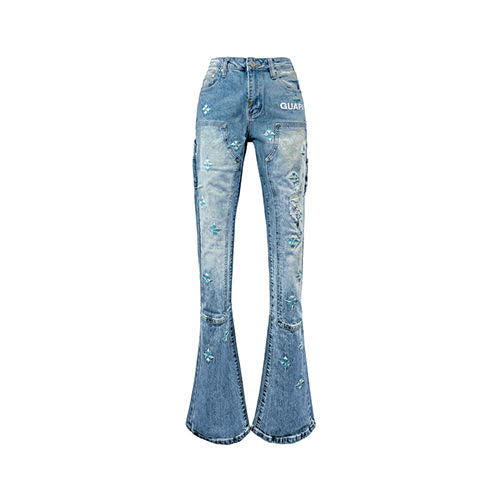 GUAPI AQUA BLUE STARFLARE DENIM