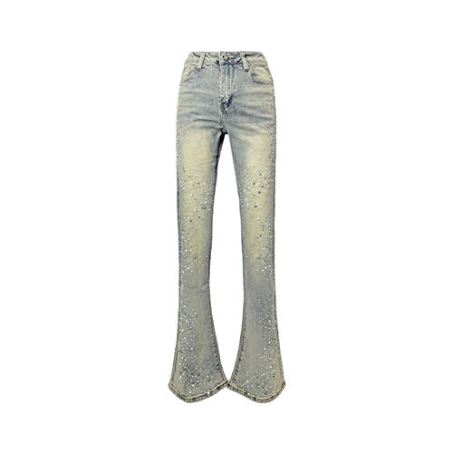 GUAPI VINTAGE OLIVE PEARLS DENIM