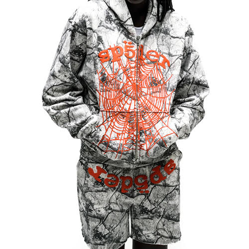 SP5DER REAL TREE OG WEB V2 ZIP HOODIE