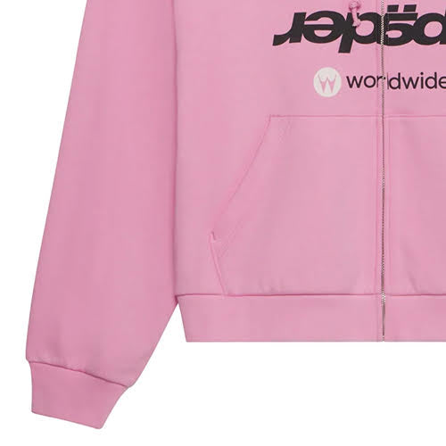 SP5DER GLOBAL WEB ZIP HOODIE