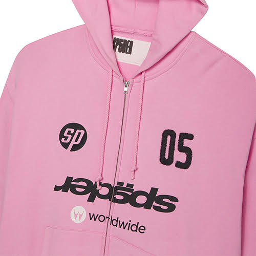 SP5DER GLOBAL WEB ZIP HOODIE