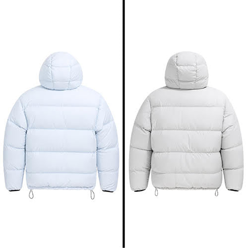 JORDAN CRAIG SEE YOU IN PARADISE DIVINE REVERSIBLE PUFFER JACKET LIGHT BLUE