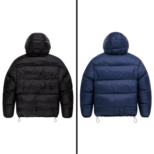 JORDAN CRAIG SEE YOU IN PARADISE DIVINE REVERSIBLE PUFFER JACKET BLACK