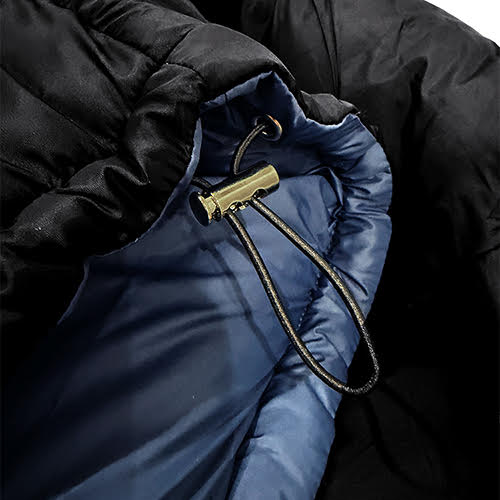 JORDAN CRAIG SEE YOU IN PARADISE DIVINE REVERSIBLE PUFFER JACKET BLACK