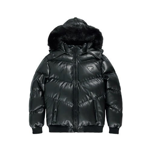 JORDAN CRAIG SEE YOU IN PARADISE VIGILANTE PUFFER JACKET BLACK