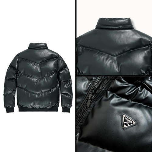 JORDAN CRAIG SEE YOU IN PARADISE VIGILANTE PUFFER JACKET BLACK