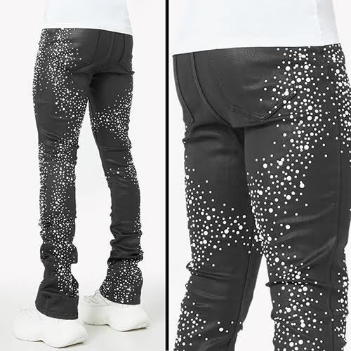 GUAPI OBSIDIAN BLACK PEARLS DENIM