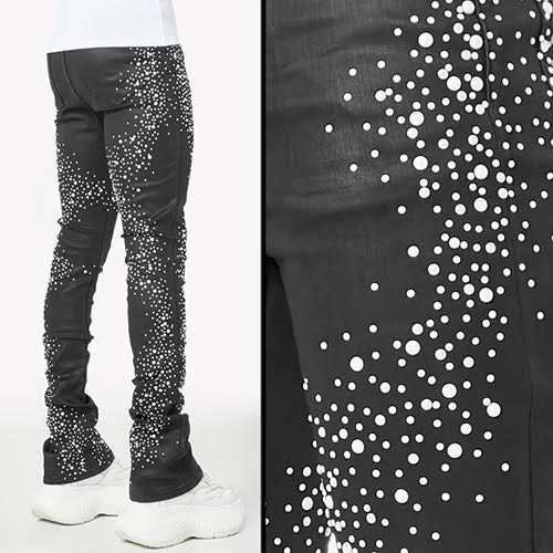GUAPI OBSIDIAN BLACK PEARLS DENIM