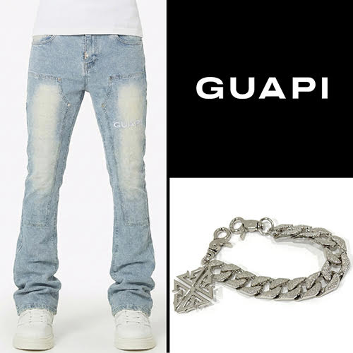 GUAPI AQUA BLUE SASHIKO DENIM V2