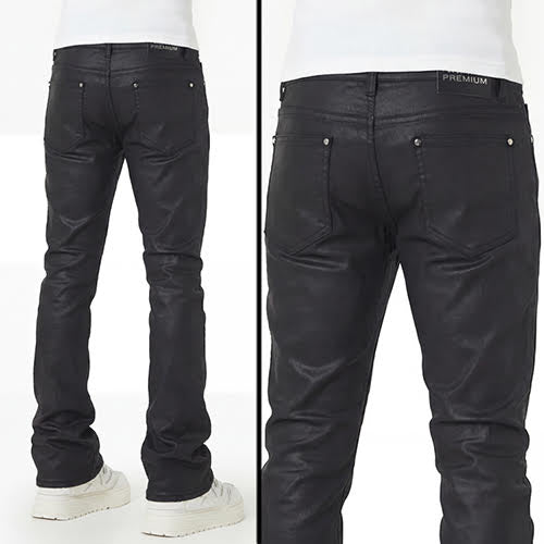 GUAPI ALL BLACK RELIC WAXED DENIM V2