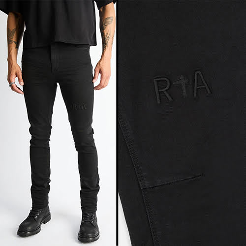RtA BRYANT SKINNY JEAN BLACK LOGO