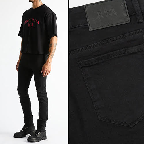 RtA BRYANT SKINNY JEAN BLACK LOGO