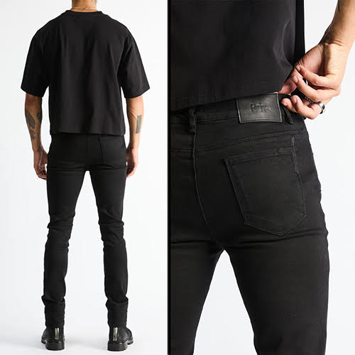 RtA BRYANT SKINNY JEAN BLACK LOGO