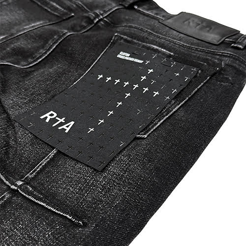 RtA CLAYTON SKINNY JEAN GRAPHITE FADE