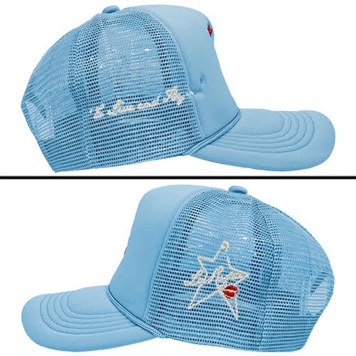LA ROPA LA TO LIVE AND FLY IN TRUCKER HAT SKYBLUE