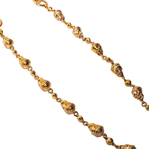 Starchain World GOLD SKULL WALLET CHAIN - NO STONES