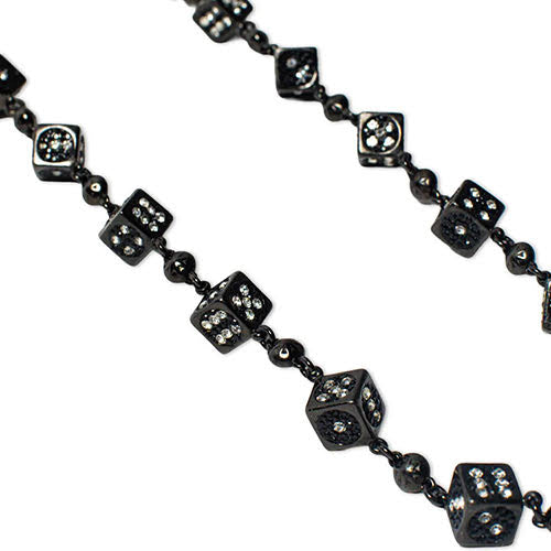 Starchain World BLACK DICE WALLET CHAIN