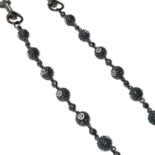 Starchain World BLACK 8 BALL WALLET CHAIN