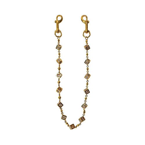 Starchain World GOLD DICE WALLET CHAIN