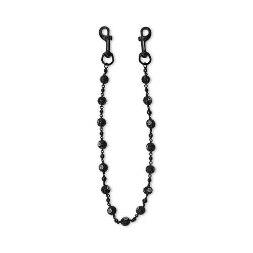 Starchain World BLACK 8 BALL WALLET CHAIN