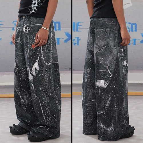 DND4DES ARMOR FULL DIAMOND TROUSERS