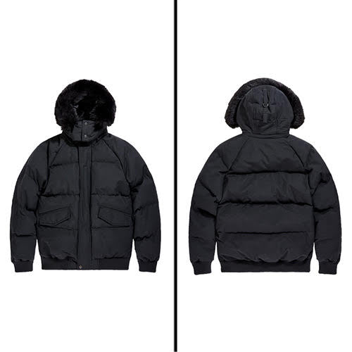 JORDAN CRAIG ATLANTIC AVE BOMBER JACKET NOIR