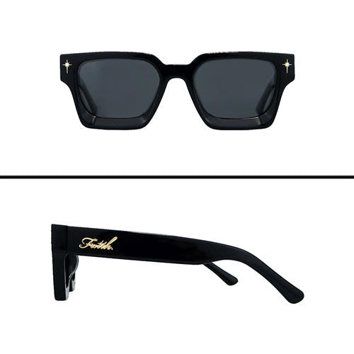 FAITH BY LUIS NAVIGATOR SUNGLASSES BLACK GOLD