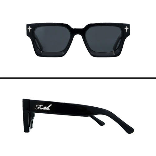 FAITH BY LUIS NAVIGATOR SUNGLASSES BLACK CHROME