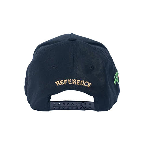 REFERENCE PARADISE LA CRYSTALS SNAPBACK CAP BLACK