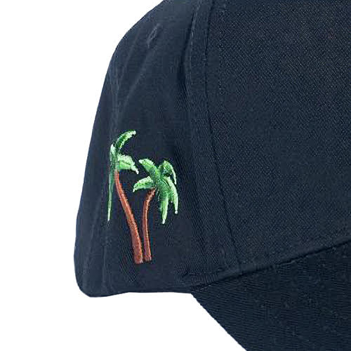 REFERENCE PARADISE LA CRYSTALS SNAPBACK CAP BLACK