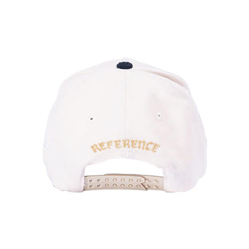 REFERENCE PARADISE LA CRYSTALS SNAPBACK CAP CREAM/BLACK CORDUROY
