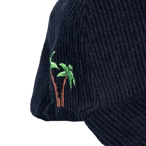 REFERENCE PARADISE LA CORDUROY SNAPBACK CAP BLACK/BLACK