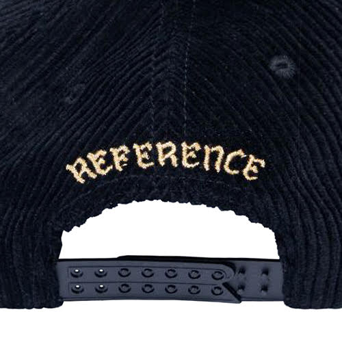 REFERENCE PARADISE LA CORDUROY SNAPBACK CAP BLACK/BLACK